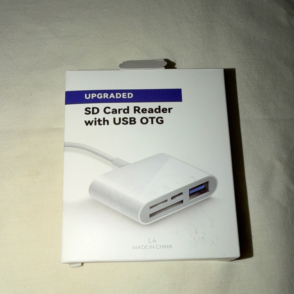 Upgraded SD card reader with usb OTG